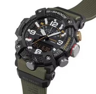 Casio G-Shock Analog Digital Watch, Master of G-Land, Mudmaster, GGB100X-1A3, Green & Black