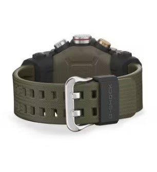 Casio G-Shock Analog Digital Watch, Master of G-Land, Mudmaster, GGB100X-1A3, Green & Black