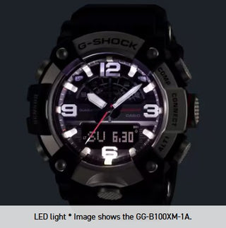 Casio G-Shock Analog Digital Watch, Master of G-Land, Mudmaster, GGB100X-1A9, Orange