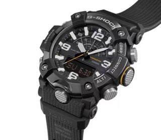 Casio G-Shock Analog Digital Watch, Master of G-Land, Mudmaster, GGB100XMB-1A, Silver & Matte Black