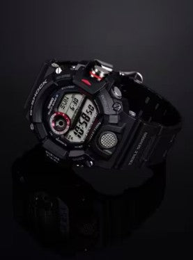 Casio G-Shock Analog Digital Watch, Master of G-Land, GW-9400 Series, GW9400-1, Black & Red
