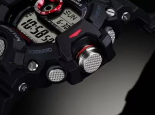 Casio G-Shock Analog Digital Watch, Master of G-Land, GW-9400 Series, GW9400-1, Black & Red