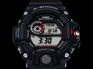 Casio G-Shock Analog Digital Watch, Master of G-Land, GW-9400 Series, GW9400-1, Black & Red