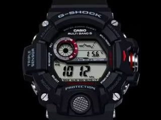Casio G-Shock Analog Digital Watch, Master of G-Land, GW-9400 Series, GW9400-1, Black & Red