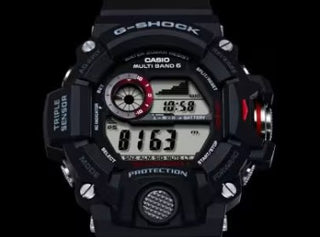 Casio G-Shock Analog Digital Watch, Master of G-Land, GW-9400 Series, GW9400-1, Black & Red