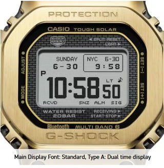 Casio G-Shock Digital Watch, Full Metal 5000 Series, GMWBZ5000GD9, Gold