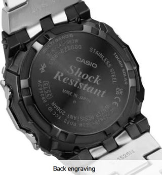 Casio G-Shock Digital Watch, Full Metal, 5000 Series, GMWBZ5000D-1, Silver