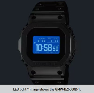 Casio G-Shock Digital Watch, Full Metal, 5000 Series, GMWBZ5000BD1, Black & Gold