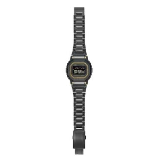 Casio G-Shock Digital Watch, Full Metal, 5000 Series, GMWBZ5000BD1, Black & Gold
