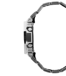 Casio G-Shock Analog Watch, G-Steel, 2100 Series, GM2110D-2B, Navy Blue & Stainless Steel