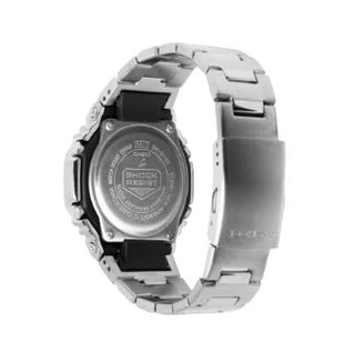 Casio G-Shock Analog Watch, G-Steel, 2100 Series, GM2110D-2B, Navy Blue & Stainless Steel