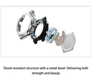 Casio G-Shock Analog Watch, G-Steel, 2100 Series, GM2110D-2B, Navy Blue & Stainless Steel