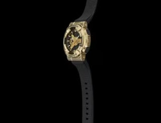 Casio G-Shock Analog Digital Watch, G-STEEL, GM-110 Series, GM110G-1A9, Black & Gold