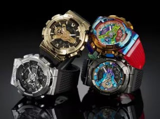 Casio G-Shock Analog Digital Watch, G-STEEL, GM-110 Series, GM110G-1A9, Black & Gold