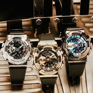Casio G-Shock Analog Digital Watch, G-STEEL, GM-110 Series, GM110G-1A9, Black & Gold