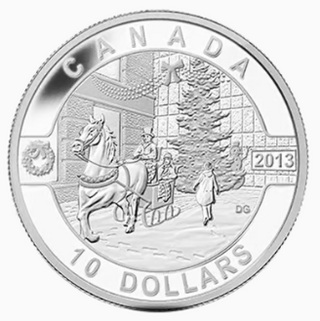 1/2 oz 2013 O Canada Series Holiday Season Silver Coin | Royal Canadian Mint