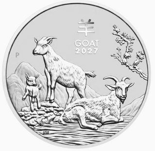 1 oz 2027 Lunar Year of the Goat Silver Coin | Perth Mint