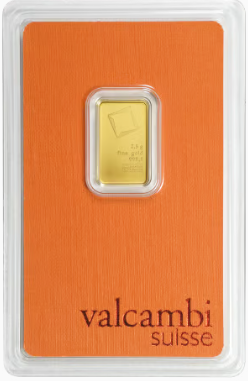 2.5 gram Gold Bar | Valcambi