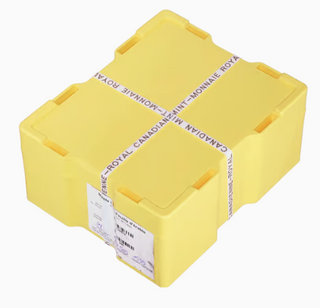 Empty Yellow Monster Box for 3/4 oz to 1.5 oz Silver Coins | Royal Canadian Mint