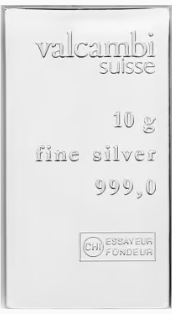 10 gram Silver CombiBar Piece | Valcambi