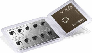 10 x 10g $1 Cook Islands Valcambi Suisse 999 Fine Silver CombiCoin