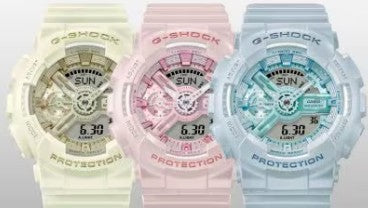 Casio G-Shock Analog Digital Women's Watch, Blue - GMA-S110ST-2A