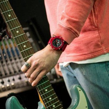 Casio Gents G-Shock Analog Digital Watch, GA2200SKL-4A Limited Edition, Sound Wave Series