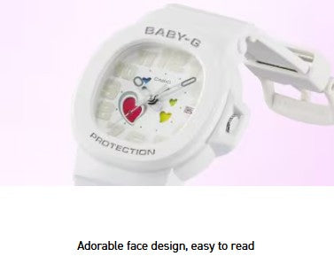 Casio G Shock Baby-G BGA-10 Series BGA10-4A, Pink, Playful Hearts Series