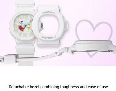 Casio G Shock Baby-G BGA-10 Series BGA10-4A, Pink, Playful Hearts Series