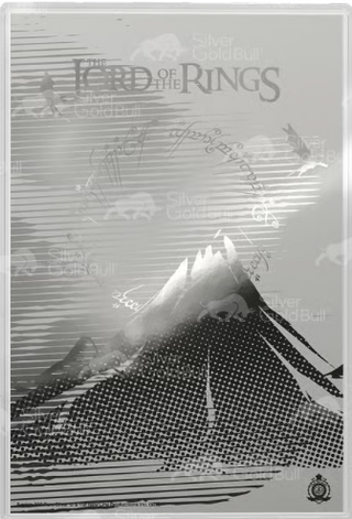 5 gram Lord of the Rings Trilogy: Frodo's Journey Silver Foil | Agoro by New Zealand Mint