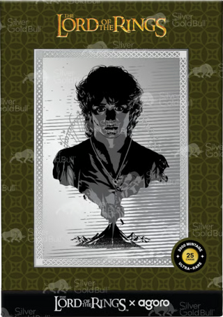 5 gram Lord of the Rings Trilogy: Frodo's Journey Silver Foil | Agoro by New Zealand Mint