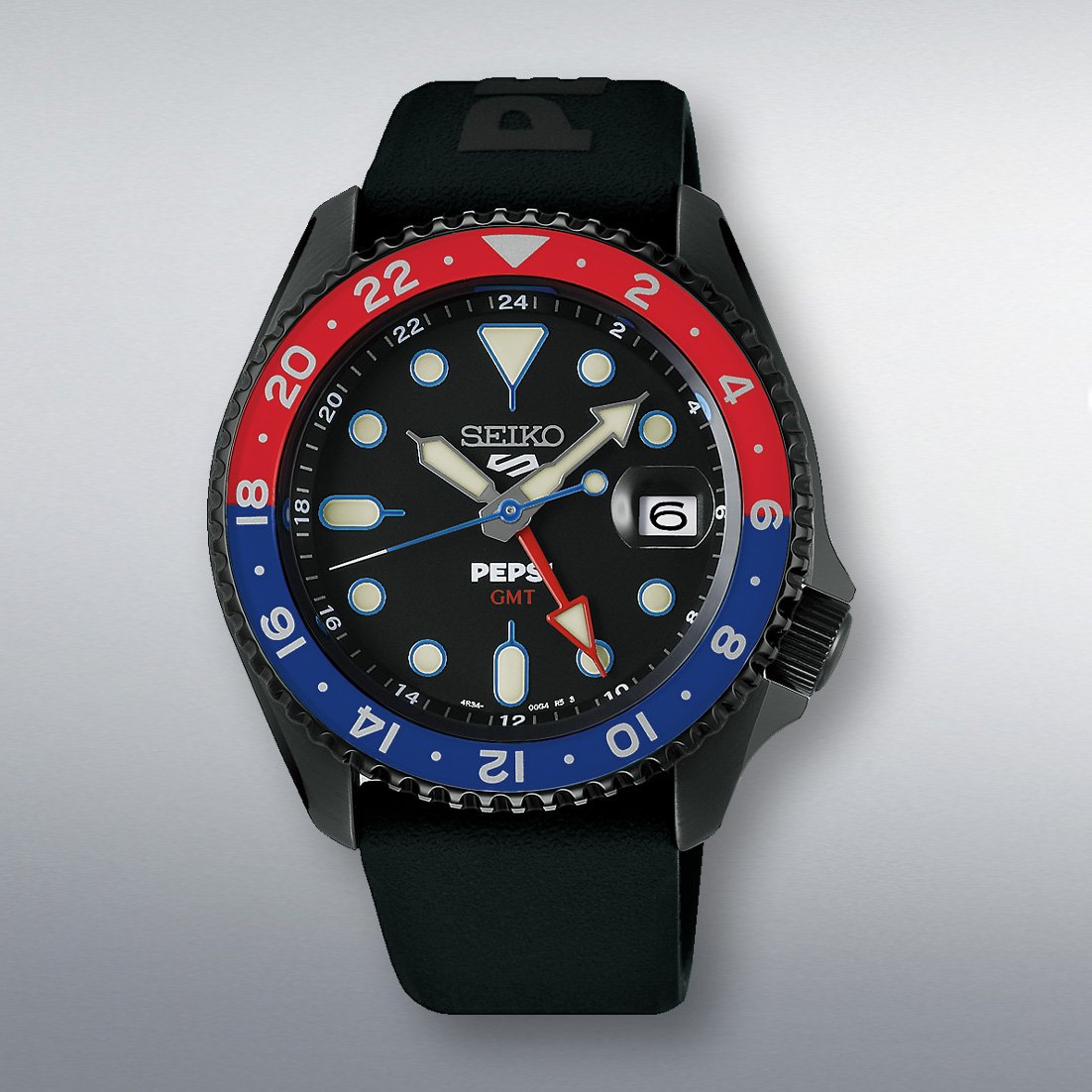 Seiko 5 Sport x Pepsi Limited Edition 2025- BLACK SSK047K1
