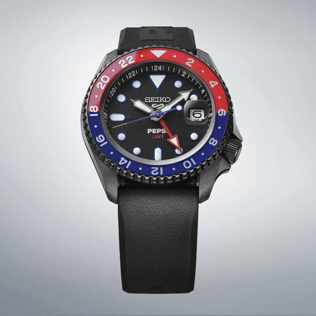 Seiko 5 Sport x Pepsi Limited Edition 2025- BLACK SSK047K1