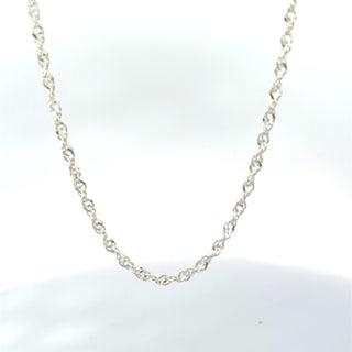 Sterling Silver 2mm Singapore Chain