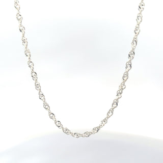 Sterling Silver 2mm Singapore Chain