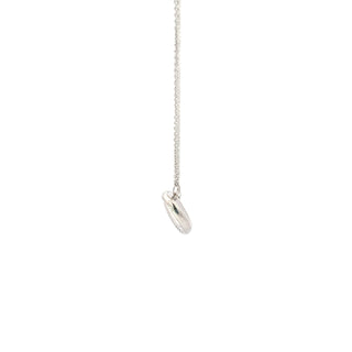 Sterling Silver Diamond Infinity Necklace