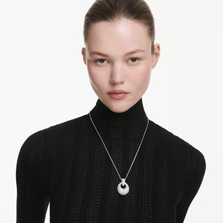 Sublima pendant, White, Rhodium plated 5735223