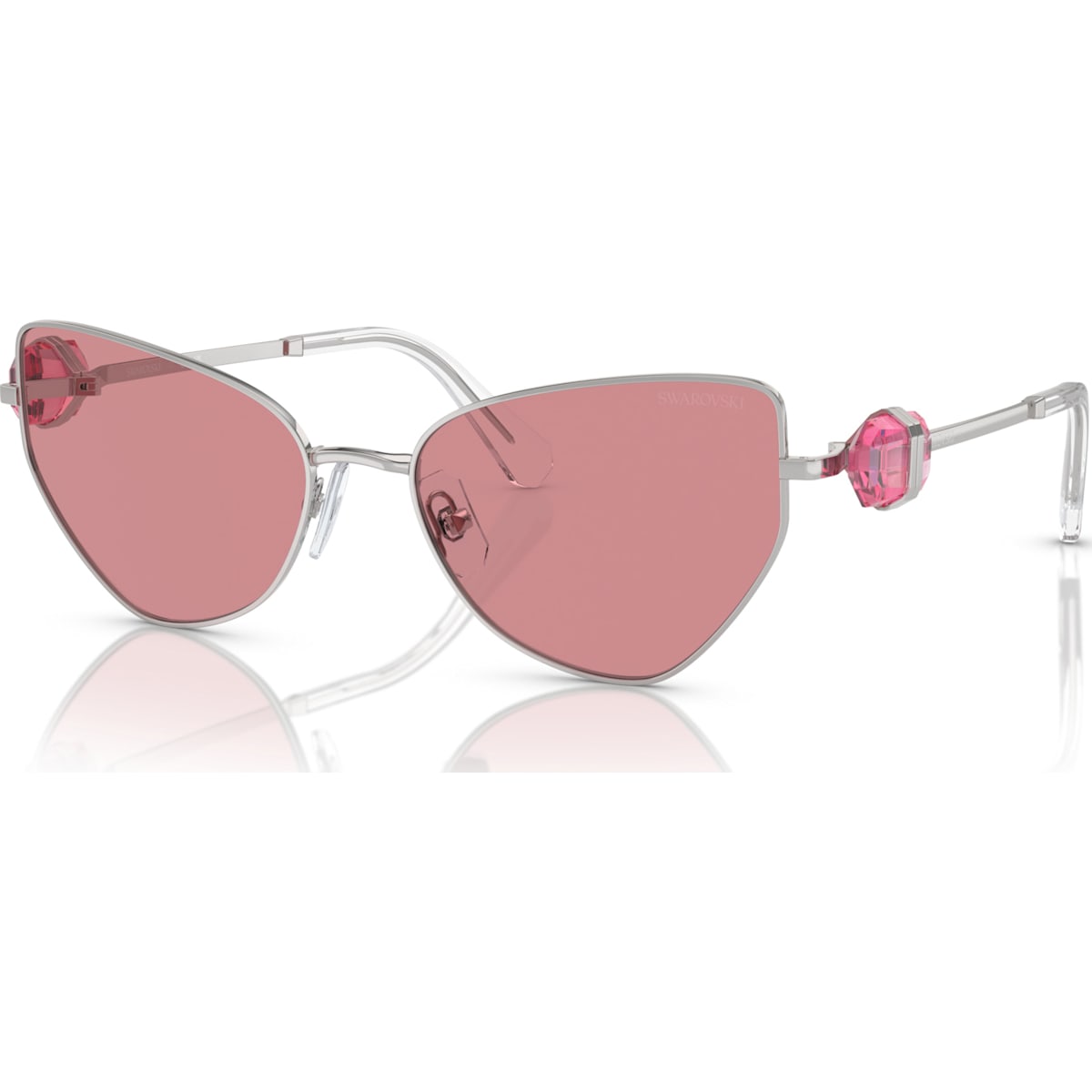 Swarovski Lucent: gafas de sol con forma de ojo de gato rosa 5679531 