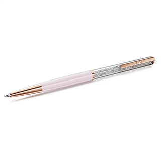 Swarovski - Crystalline Silk ballpoint pen, Pink, Pink lacquered, Rose gold-tone plated 5709614