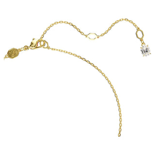 Swarovski - Colgante Imber, Talla redonda, blanco, Baño tono oro - 5684511 