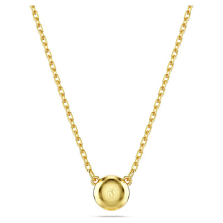 Swarovski - Colgante Imber, Talla redonda, blanco, Baño tono oro - 5684511 
