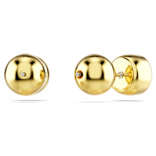Swarovski - Pendientes Imber, Talla redonda, Blanco, Baño tono oro - 5681552 