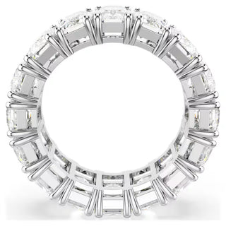 Swarovski - Matrix Vittore ring, Baguette cut, White, Rhodium plated - 5709276
