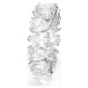 Swarovski - Matrix Vittore ring, Pear cut, White, Silver-tone finish 5689469
