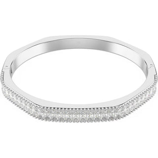 Swarovski - Matrix bangle, Baguette cut, White, Rhodium plated 5705784