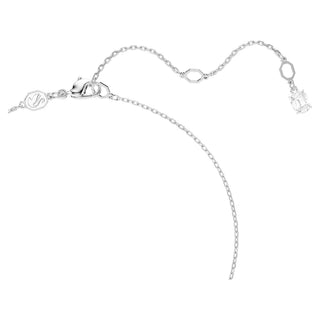 Swarovski - Matrix pendant, Crystal pearl, Round cut, White, Rhodium plated - 5693897
