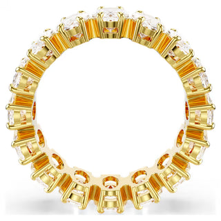 Swarovski - Matrix ring, Oval cut, White, Gold-tone plated - 5707190