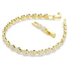 Swarovski - Una Angelic set Round cut, White, Gold-tone plated - 5720506