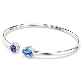 Swarovski Chroma bangle Mixed cuts, Multicoloured, Rhodium plated 5741780