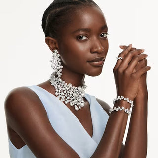 Swarovski Constella Bracelet Mixed cuts, White, Rhodium plated 5722469